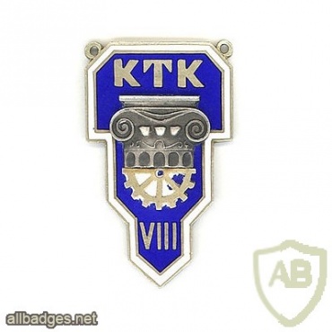 Old Estonian School Graduation Badge — KTK (City of Tallinn Trade school), VIII issue img27480