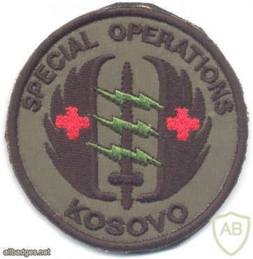 KOSOVO Special Operations Medic sleeve patch img27825