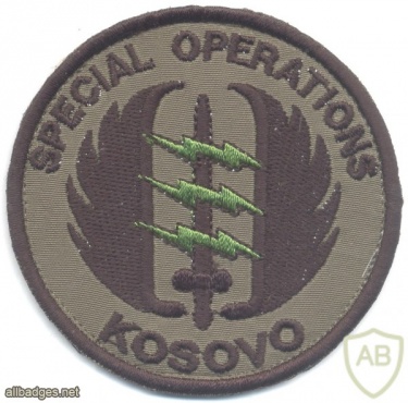 KOSOVO Special Operations sleeve patch img27824