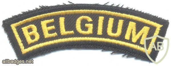 BELGIUM Armed Forces National shoulder title patch, embroidered img27878