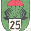 AUSTRIA Army (Bundesheer) - 25th Infantry Battalion parachutist sleeve patch, printed