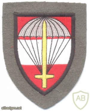 AUSTRIA Army (Bundesheer) - Sports and Close Combat School parachute patch, dress uniform img27885