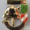 Austria Young Fire brigade brevet badge, Gold