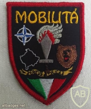 Multinational Specialized Unit in Kosovo Italian Carabinieri patch img28938