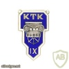 Old Estonian School Graduation Badge — KTK (City of Tallinn Trade school), IX issue