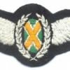 SOUTH AFRICA SADF Air Force Commando Pilot wings, 1970s-1980s, cloth