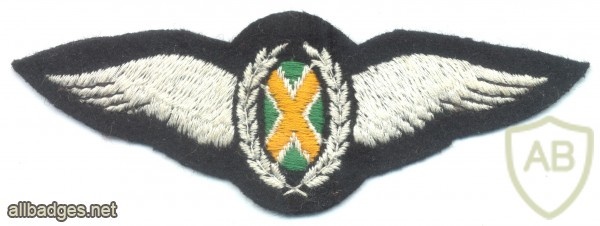 SOUTH AFRICA SADF Air Force Commando Pilot wings, 1970s-1980s, cloth img29132
