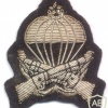 TURKEY Army Parachutist qualification badge, bullion
