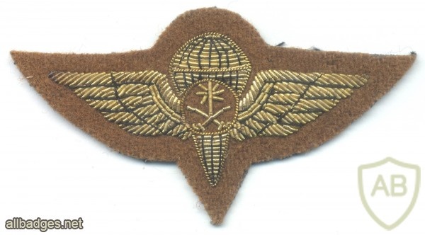 SAUDI ARABIA Army Parachute qualification badge, bullion img29128
