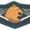 FINLAND Border Guard Long Range Reconnaissance (Sissi) qualification badge, cloth