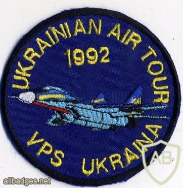 Ukraine Air Force Mig-29 team air tour in USA patch, 1992 img29509