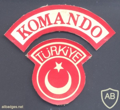 TURKEY Army Airborne Commando shoulder patch img29476