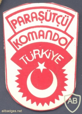 TURKEY Army Airborne Commando shoulder patch img29477