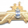 COLOMBIA Navy Submarine qualification badge, Officer, 1990s img29573