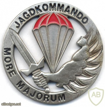 AUSTRIA Jagdkommando beret badge, red canopy img29594