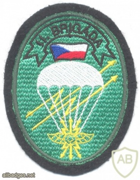 CZECH REPUBLIC 11th Reconnaissance and Electronic Warfare Brigade sleeve patch, dress version, 1997-2002 img29801