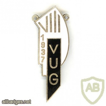 Old Estonian School Graduation Badge — VUG, 1937, VIII issue img29936