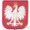 POLAND Army National Coat of Arms sleeve patch for international missions, 1990-1996