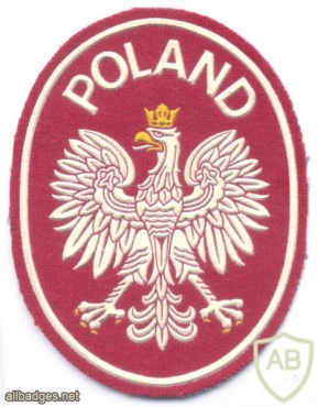 POLAND Army National Coat of Arms sleeve patch for international missions, since 1996 img31089