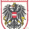 AUSTRIA Army (Bundesheer) - National Coat of Arms generic patch for international missions, printed  img31277