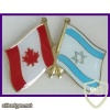 דגל קנדה ודגל ישראל