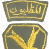 EGYPT Army Sa‘ka (Thunderbolt) Para-Commando sleeve patch and tabs