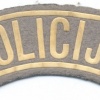 CROATIA National Police shoulder tab img31900