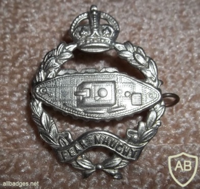 Royal Tank corps cap badge img32049