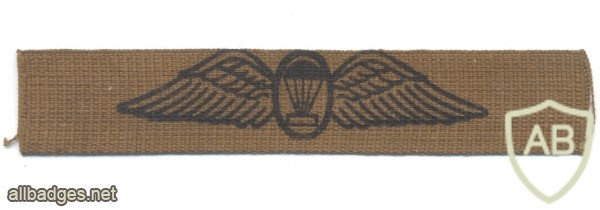 SOUTH AFRICA Parachute Instructor wings, 1980s, cloth img32134