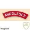 Middlesex Regiment Shoulder Titles (pair)