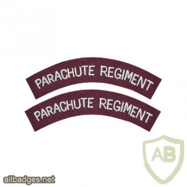 'PARACHUTE REGIMENT' 2nd pattern titles img33110