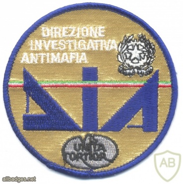 ITALY Anti-Mafia Investigation Department (DIA) sleeve patch img33117