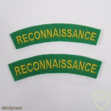 RECONNAISSANCE CORPS titles img33162