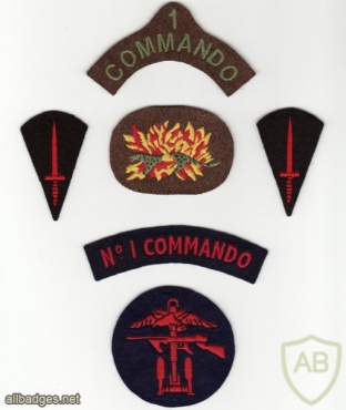 1 Commando patches, WWII img33534