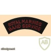 Royal Marine Band Service shoulder titles img33556