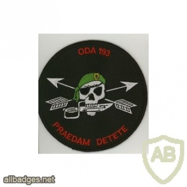 1st Special Forces Group Operational Detachment A-193 C Company, 3rd Battalion img33704