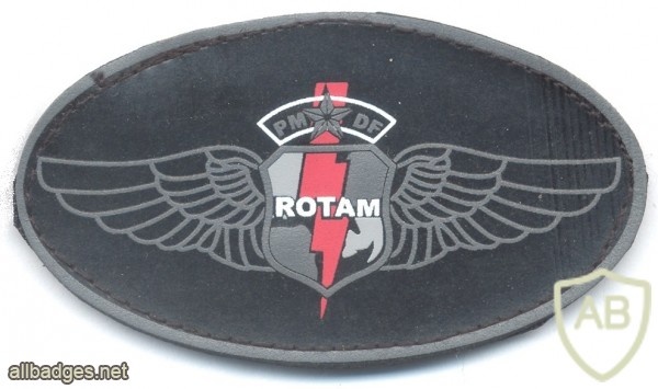 BRAZIL Federal District Military Police - Special Mobile Tactical (ROTAM) Unit badge, rubber img33731