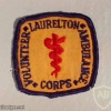 AMBULANCE CORPS, LAURELTON N.Y. VOLUNTEER PATCH