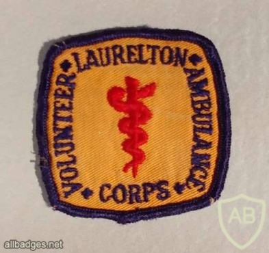 AMBULANCE CORPS, LAURELTON N.Y. VOLUNTEER PATCH img34163