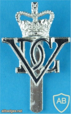 UK 5th Royal Inniskilling Dragoon Guards, staybright cap badge img34193