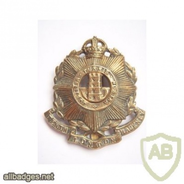 10th Hackney Battalion The County of London Regiment Cap Badge img34261