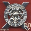 UK 52nd Lowland Volunteers cap badge img34315