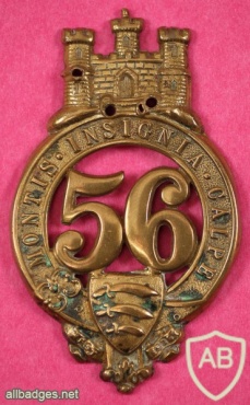 56th (West Essex) Regiment cap badge img34329