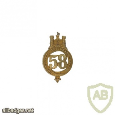 58th (Rutlandshire) Regiment of Foot cap badge img34318