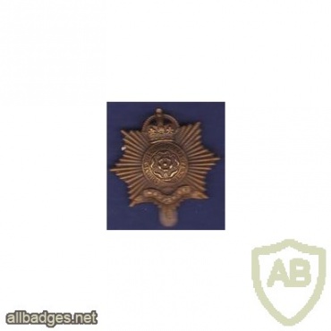 Hampshire Regiment cap badge, Officers pattern, WWII img34341