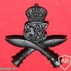 The Sirmoor Rifles Association (SRA) badge, Blackened Metal