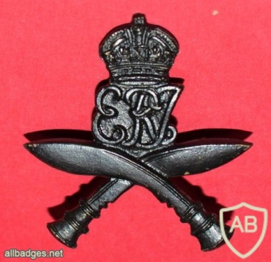The Sirmoor Rifles Association (SRA) badge, Blackened Metal img34401