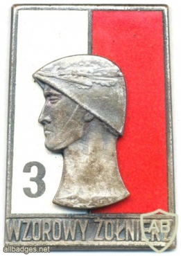 POLAND (Polish People's Republic) Army Exemplary Soldier pocket badge, 1968-1973 img34427