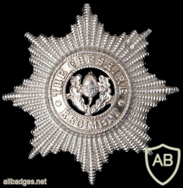 Cheshire regiment cap badge, after WWI img34432