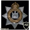 Devonshire Regiment cap badge 2, King's crown img34443